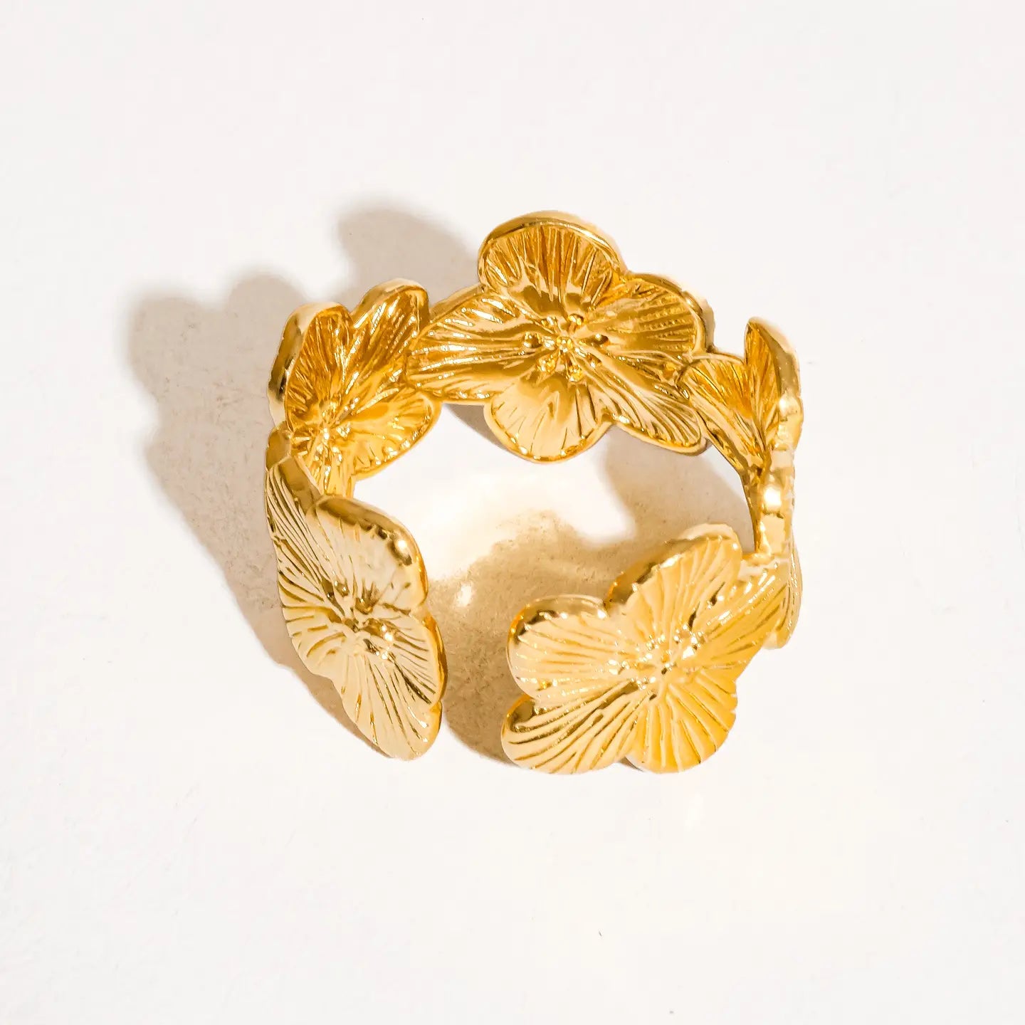 Gold Flower Ring