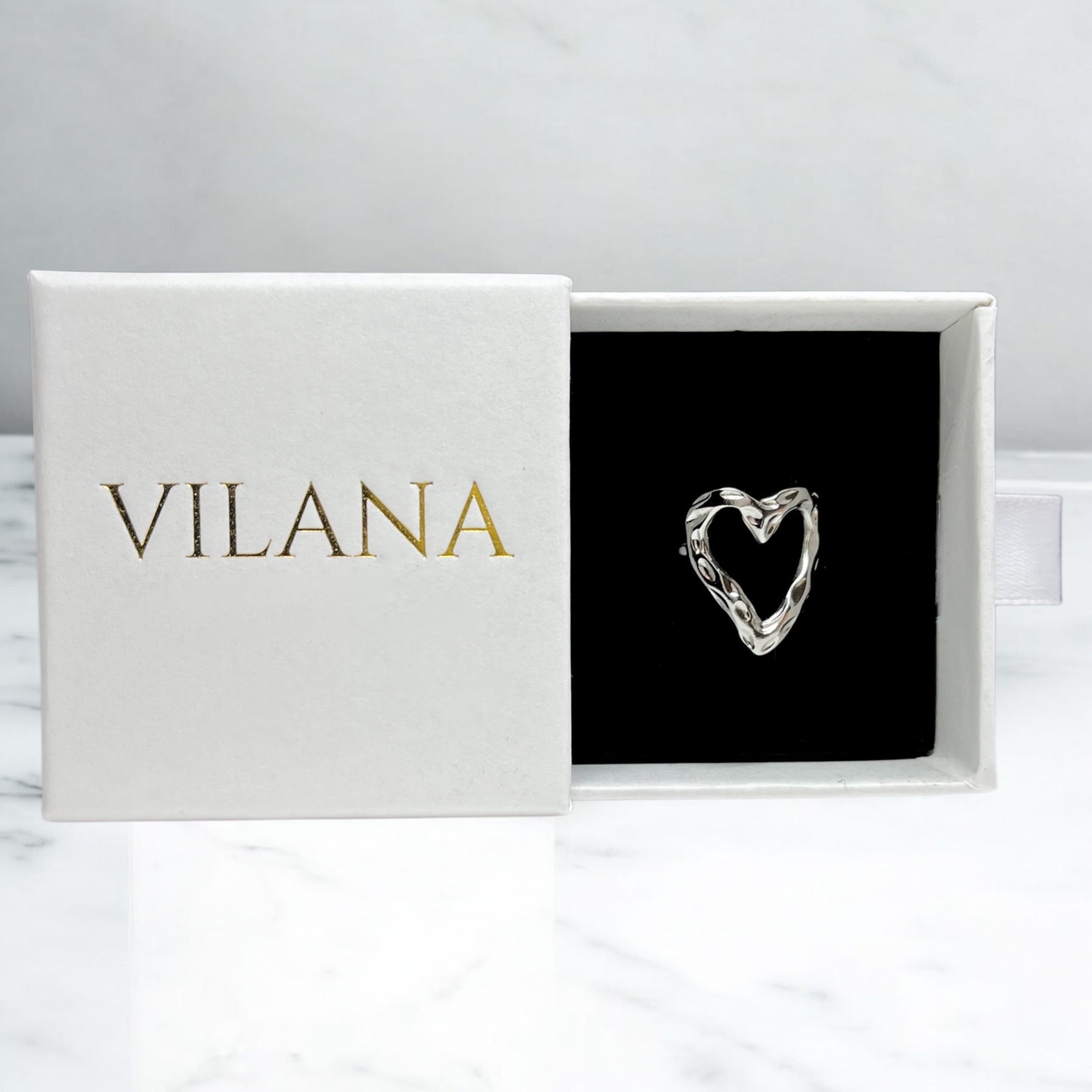 Melted Heart Ring